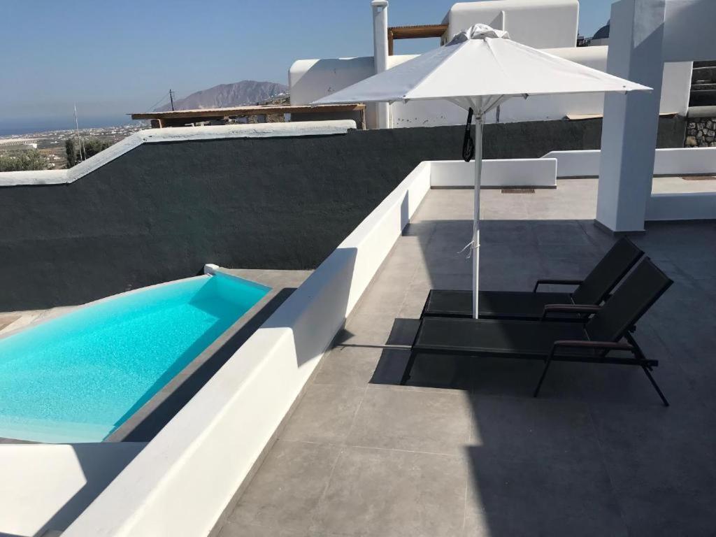 La Maltese Private House Imerovigli Bagian luar foto